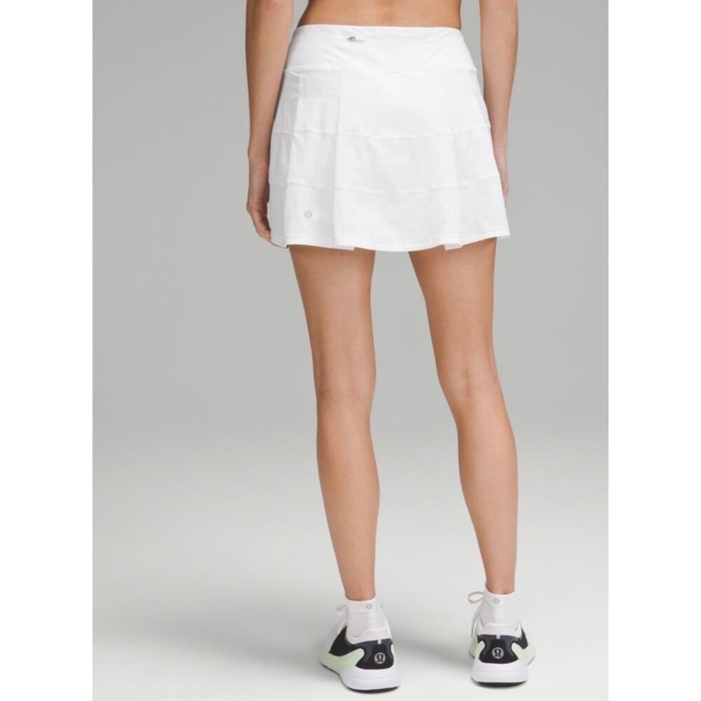 Lululemon White Pace Rival Skirt 13” Tennis Golf Athletic Size 2 Running Yoga - Picture 2 of 14
